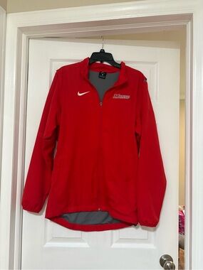 Nike Red Full-Zip Windbreaker Marist College